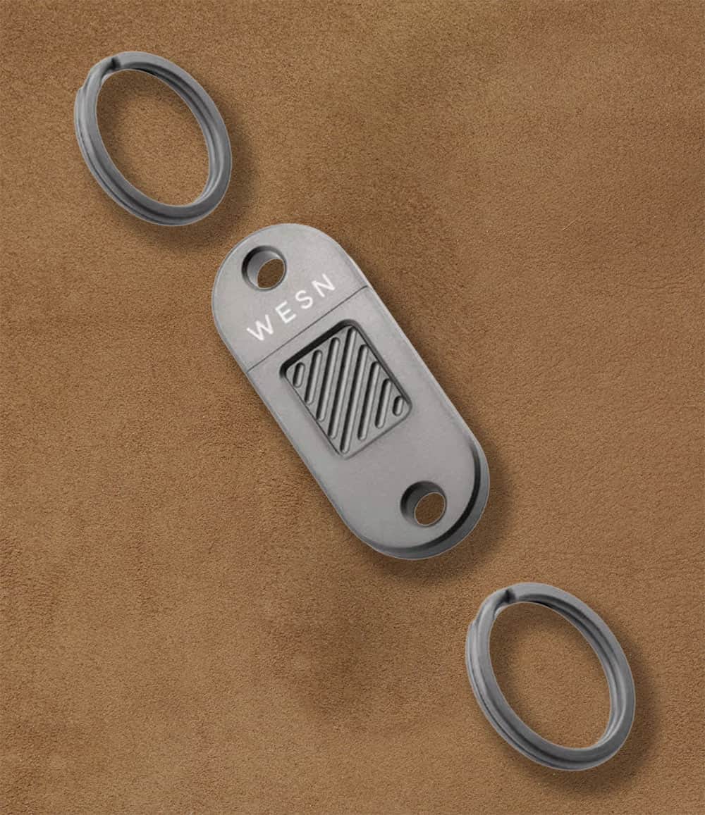 WESN EDC Titanium The WESN QR Keychain