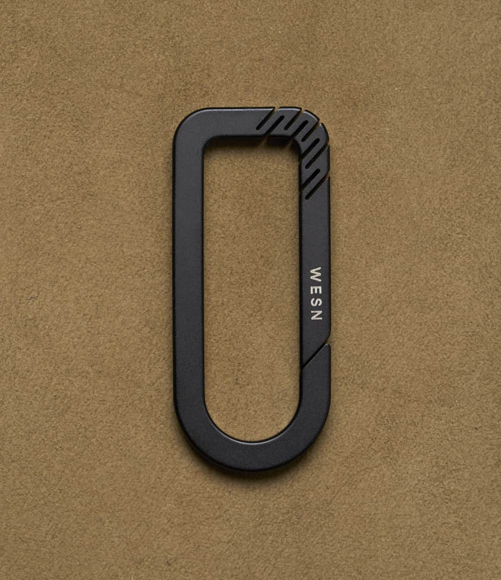 WESN EDC Blacked Out Titanium The CB Carabiner