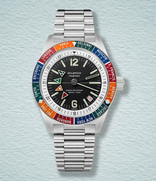 Wolbrook Pan4Timer Automatic Watch – Windup Watch Shop
