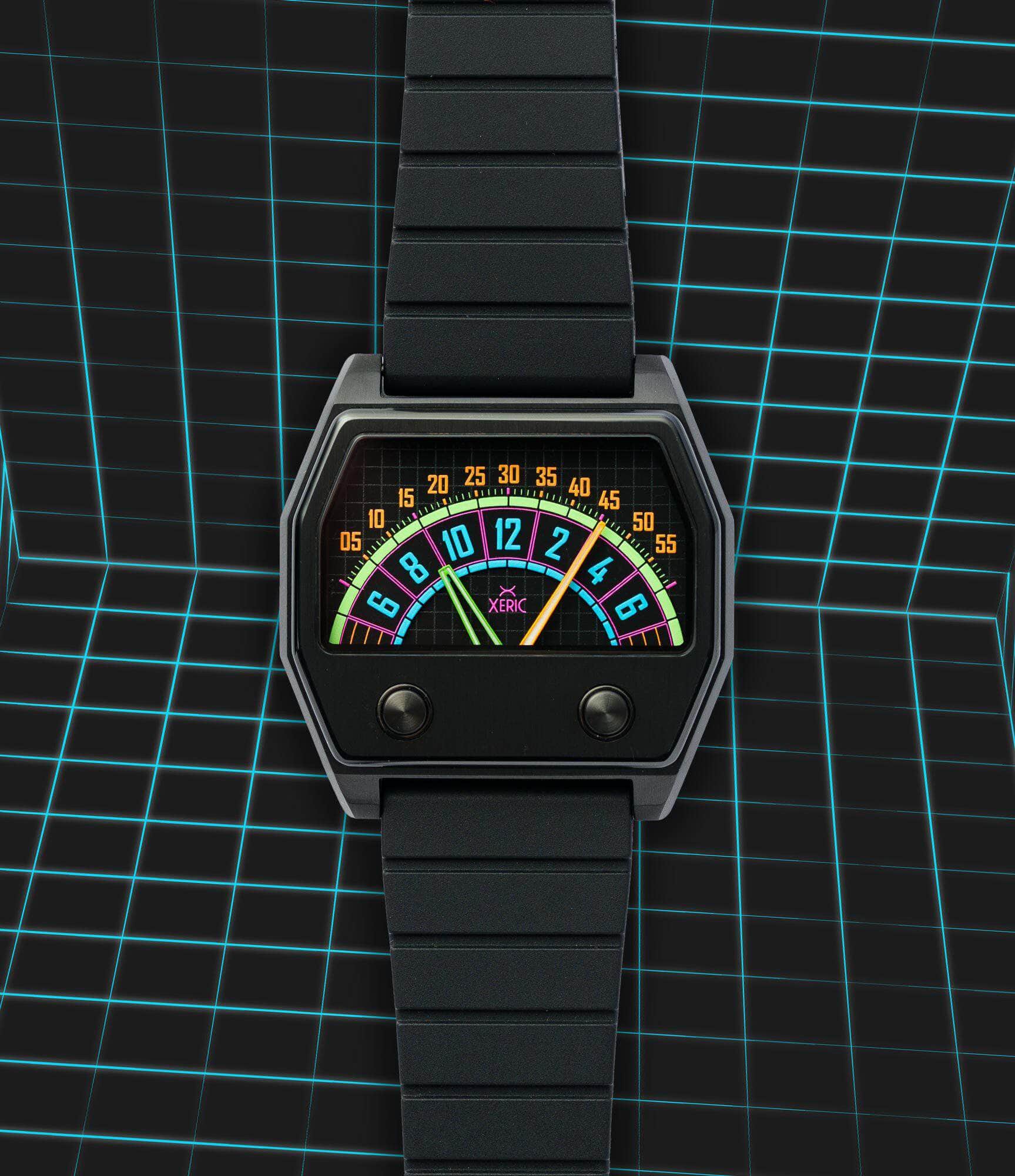 Worn & Wound Watch Xeric x Worn & Wound Sector Retrograde Highlighter