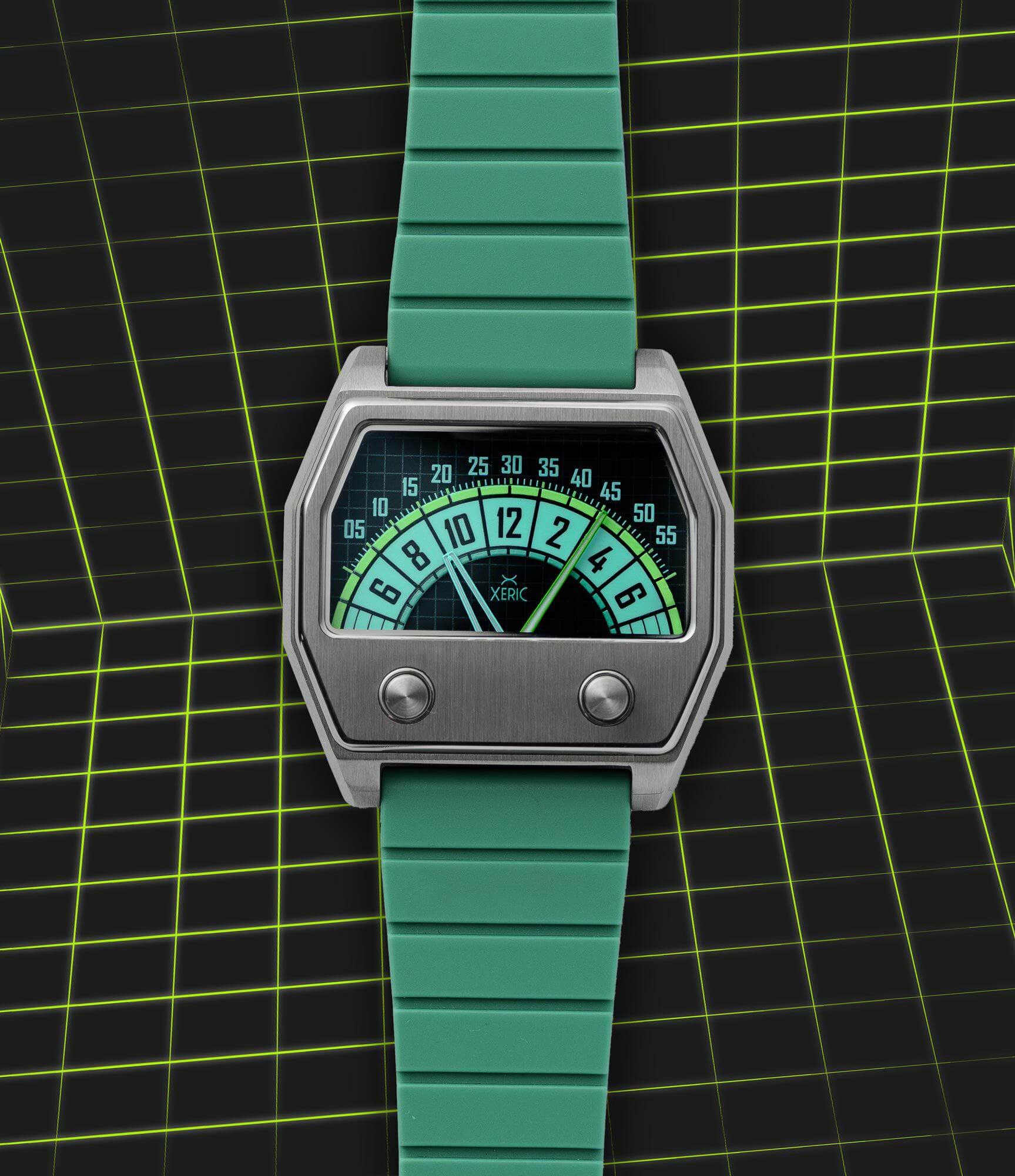 Worn & Wound Watch Xeric x Worn & Wound Sector Retrograde Night Vision