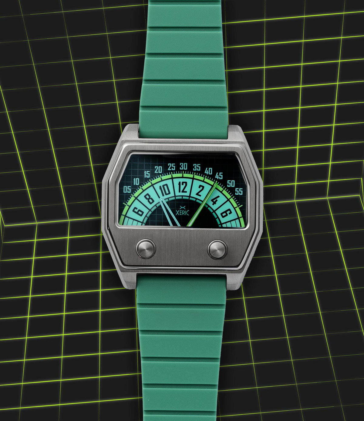 Worn & Wound Watch Xeric x Worn & Wound Sector Retrograde Night Vision