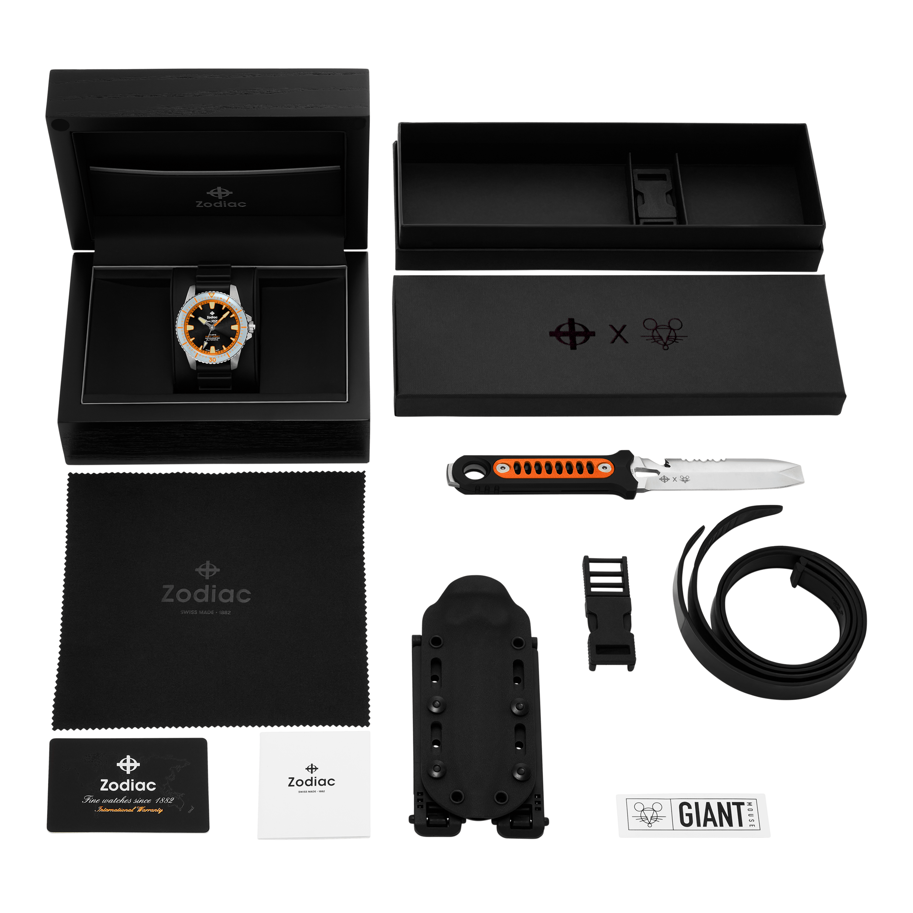 Watch Gang Watch Giant Mouse X Zodiac Collab (Knife & Watch Box Combo)