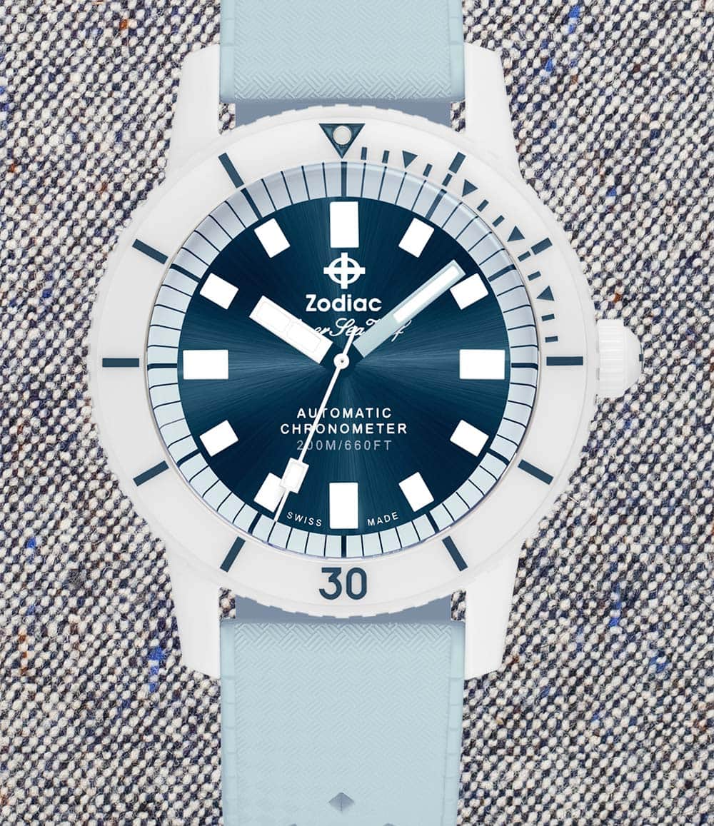 Zodiac Watch Zodiac Super Sea Wolf Ceramic | Blue Dial Watch