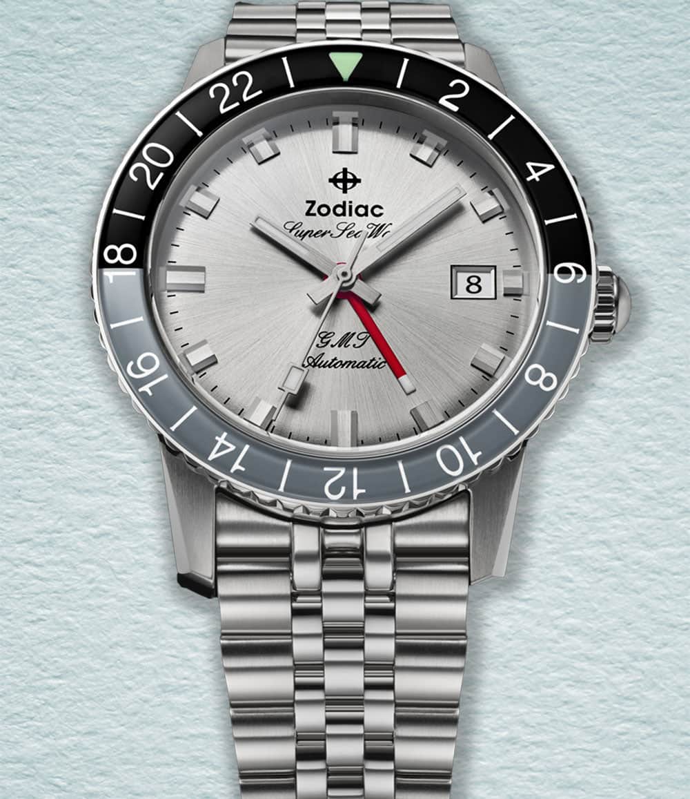 Zodiac Watch Super Sea Wolf GMT (2024) Automatic | Silver Dial