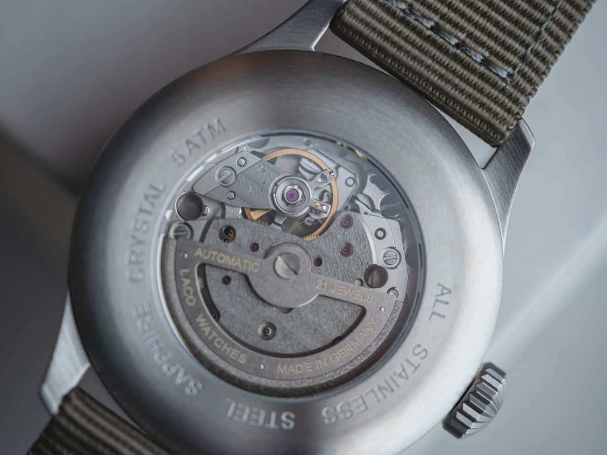 Watch Gang Watch Augsburg Blaue Stunde 42 nylon bracelet | Blue Dial