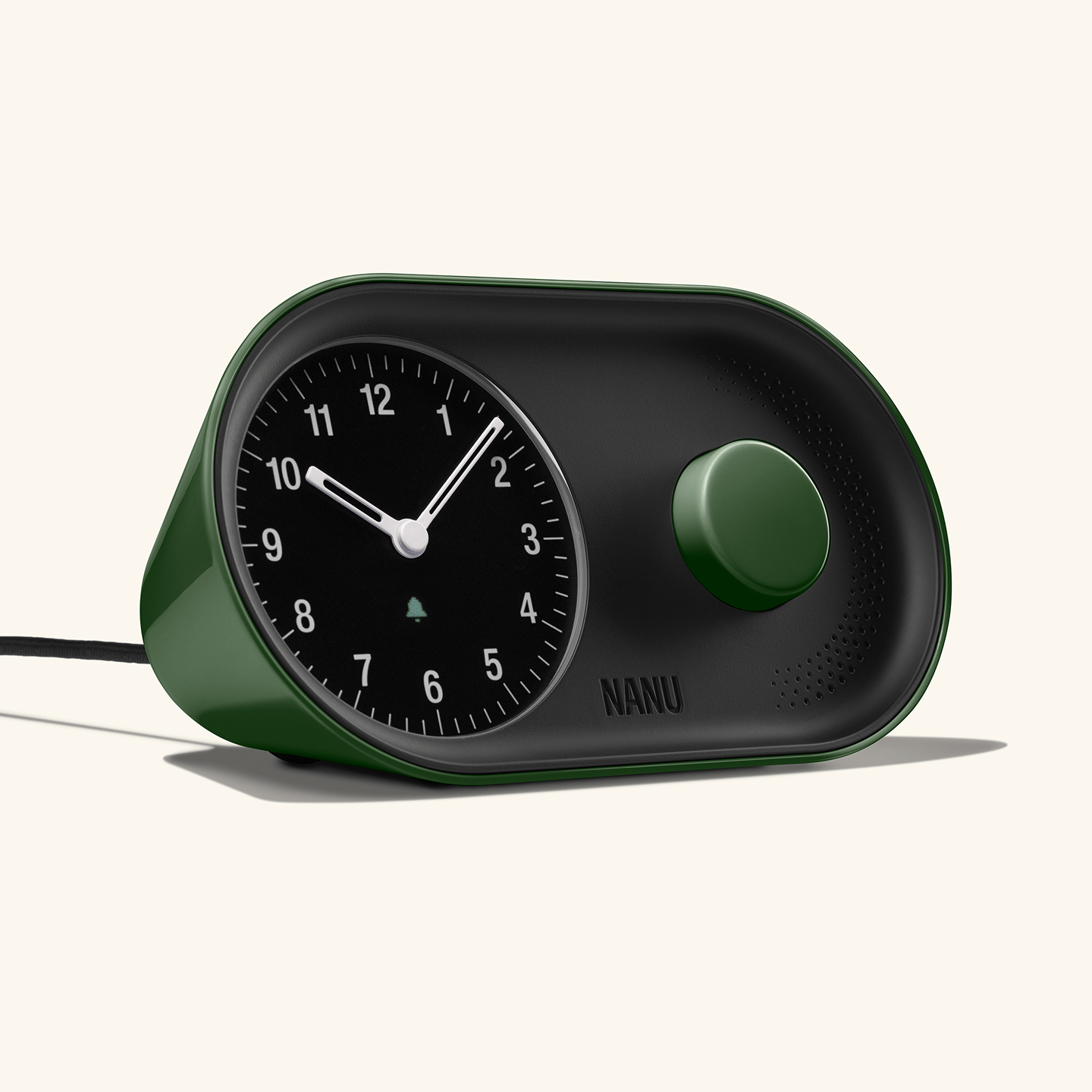 Nanu Design Inc. Clock Heritage Green Arc Alarm Clock