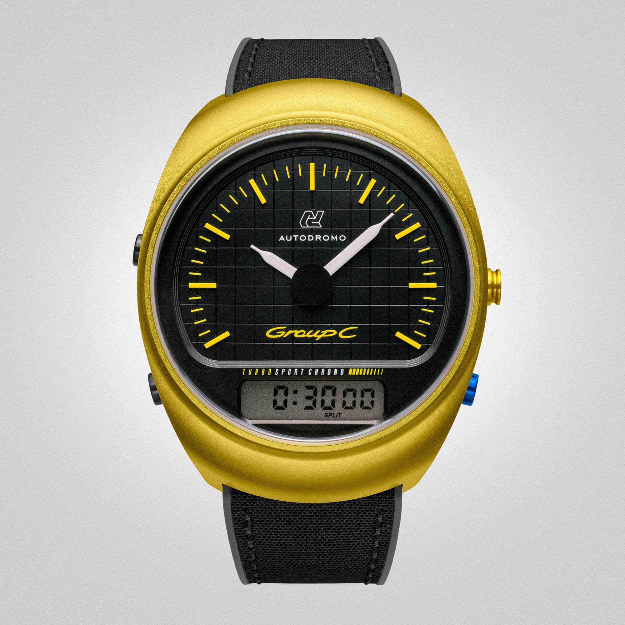 Autodromo - Instruments for Motoring Watches Group C Turbo Sport Watch Collection