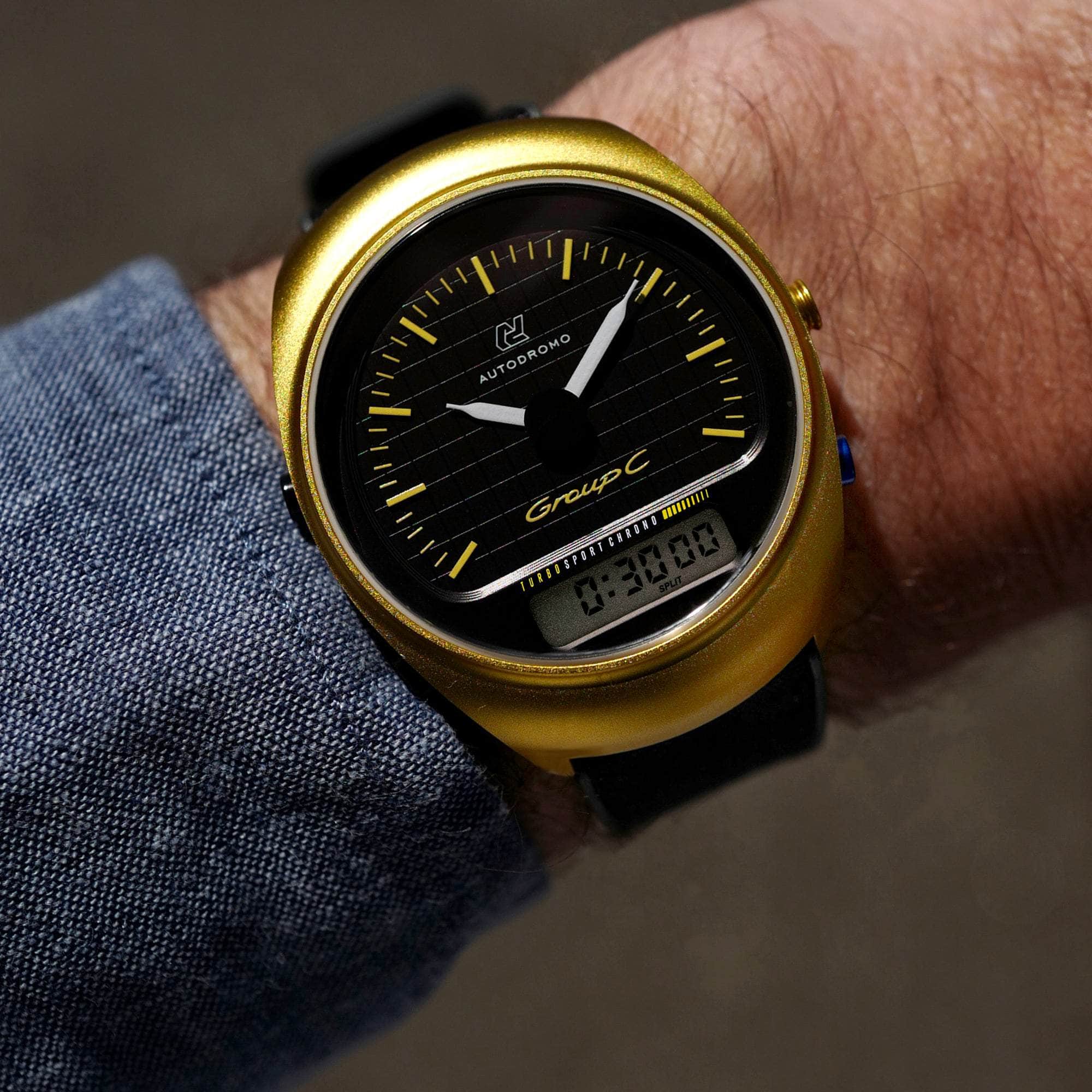 Autodromo - Instruments for Motoring Watches Group C Turbo Sport Watch Collection