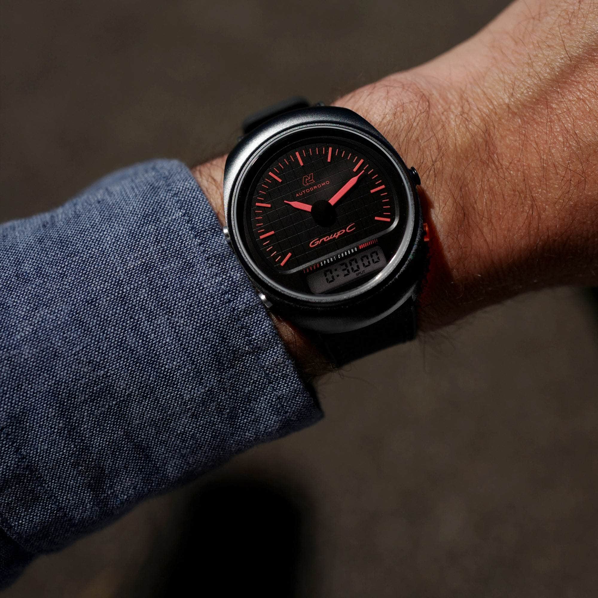 Autodromo - Instruments for Motoring Watches Group C Turbo Sport Watch Collection