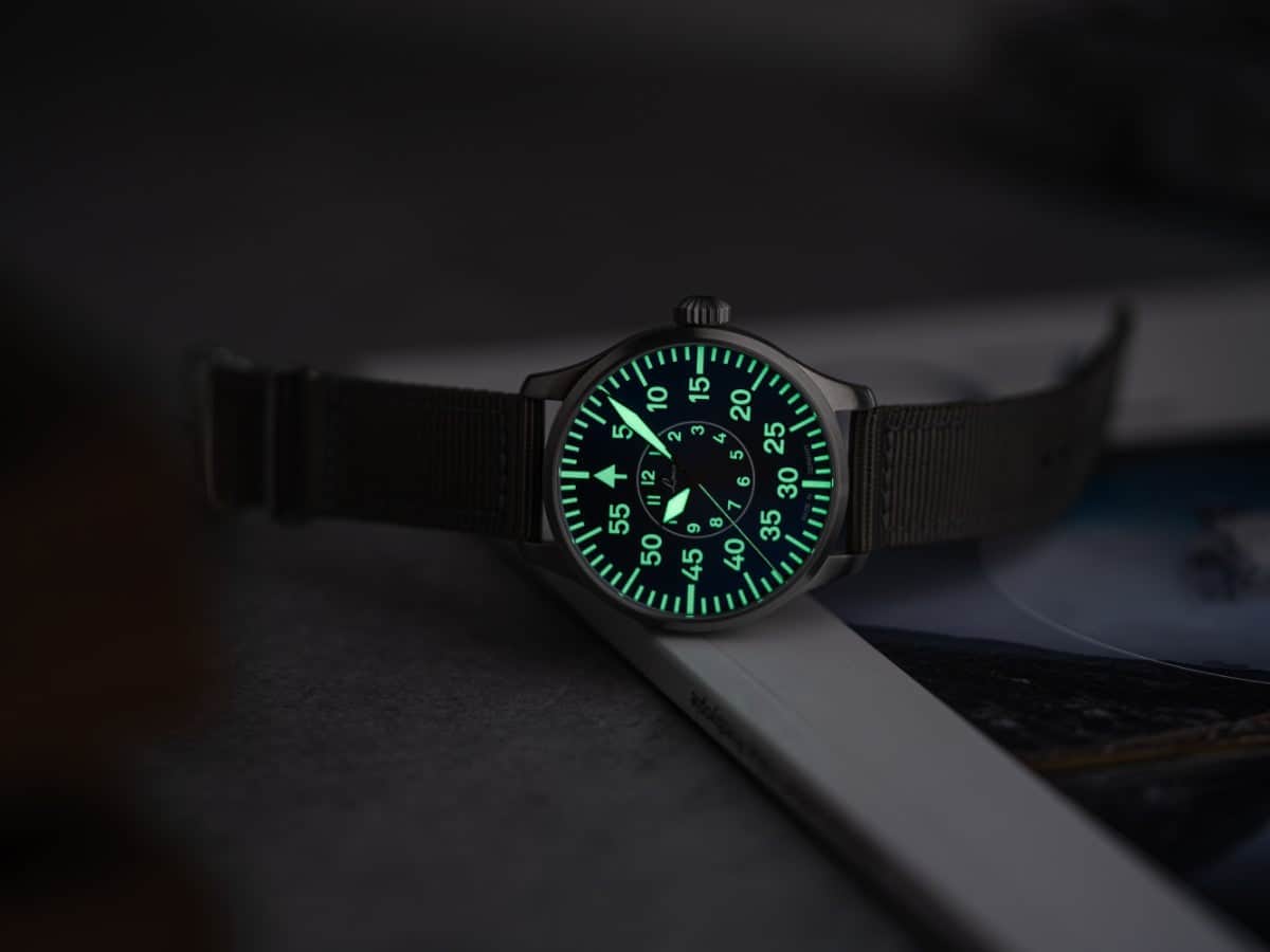 Laco Watch Aachen Blaue Stunde 42 | Blue Dial Watch