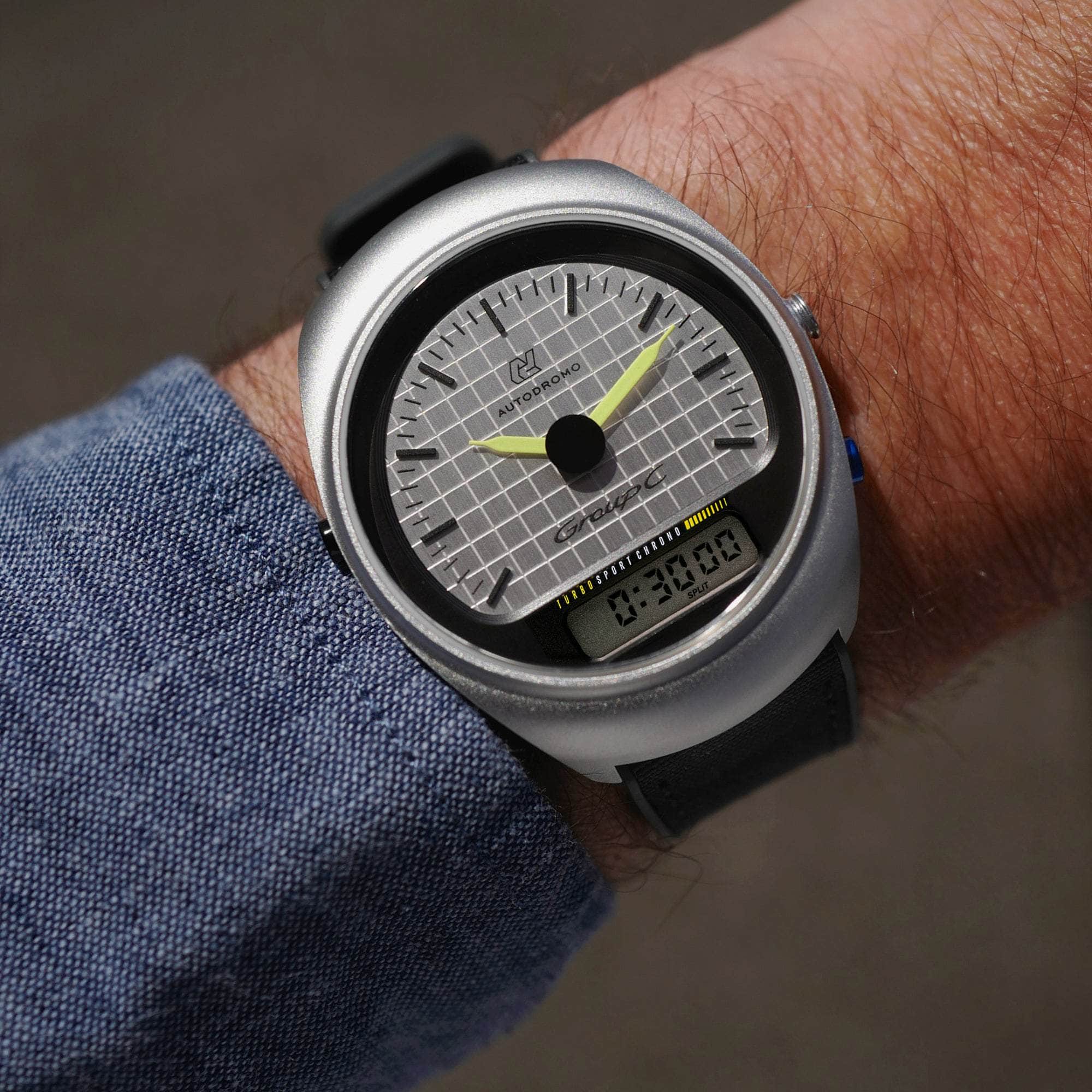 Autodromo - Instruments for Motoring Watches Group C Turbo Sport Watch Collection