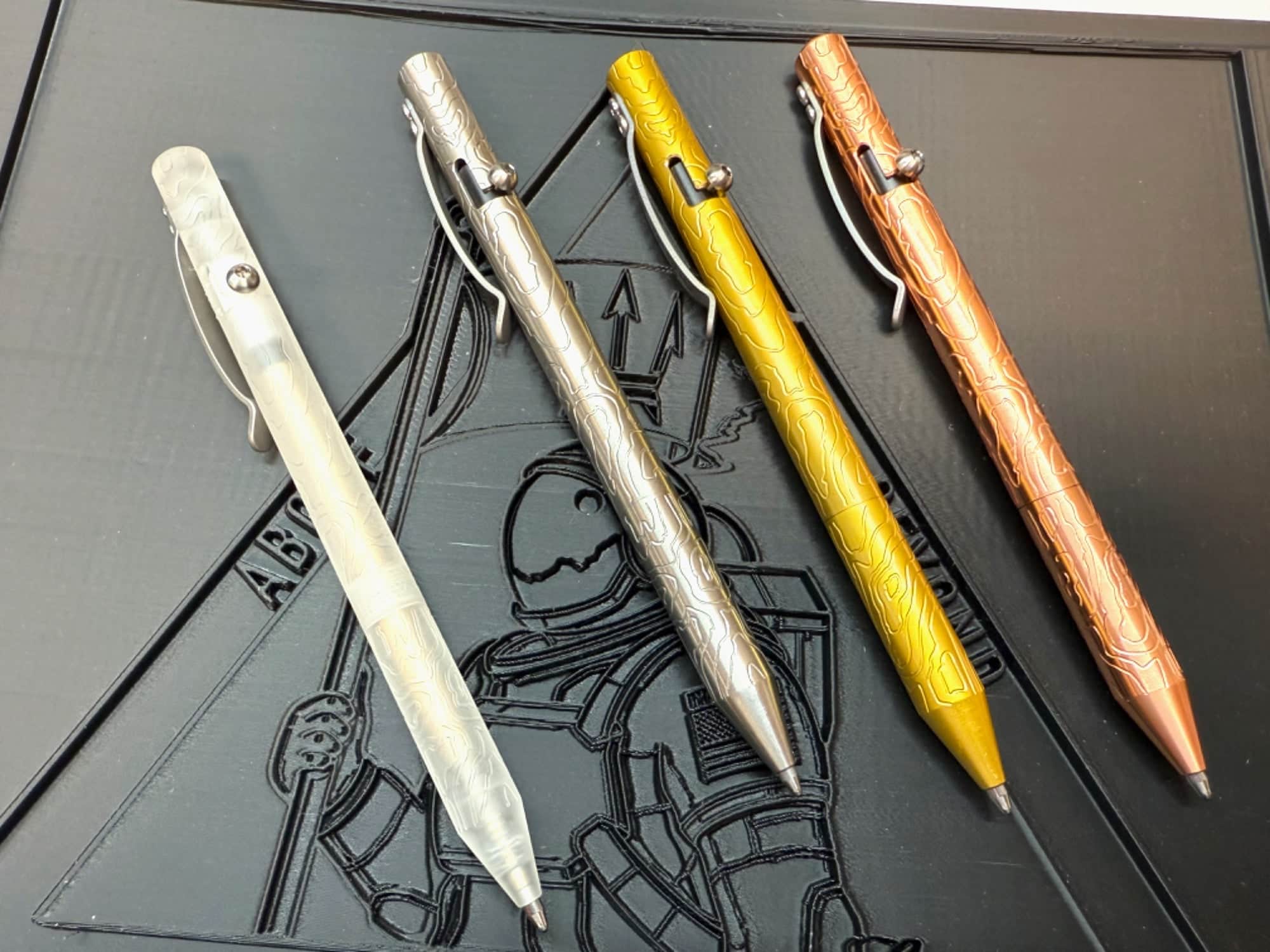 CountyComm Pens Brass - MaxMadCo Design - Bolt Action Pen - GEN 2 - Limited Run!