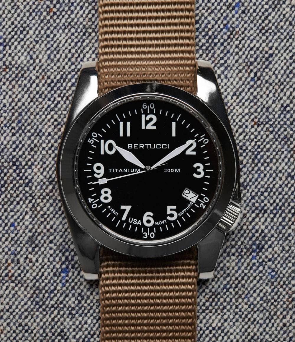 Bertucci Watch Coyote Nylon A-11T Americana Officer's Edition