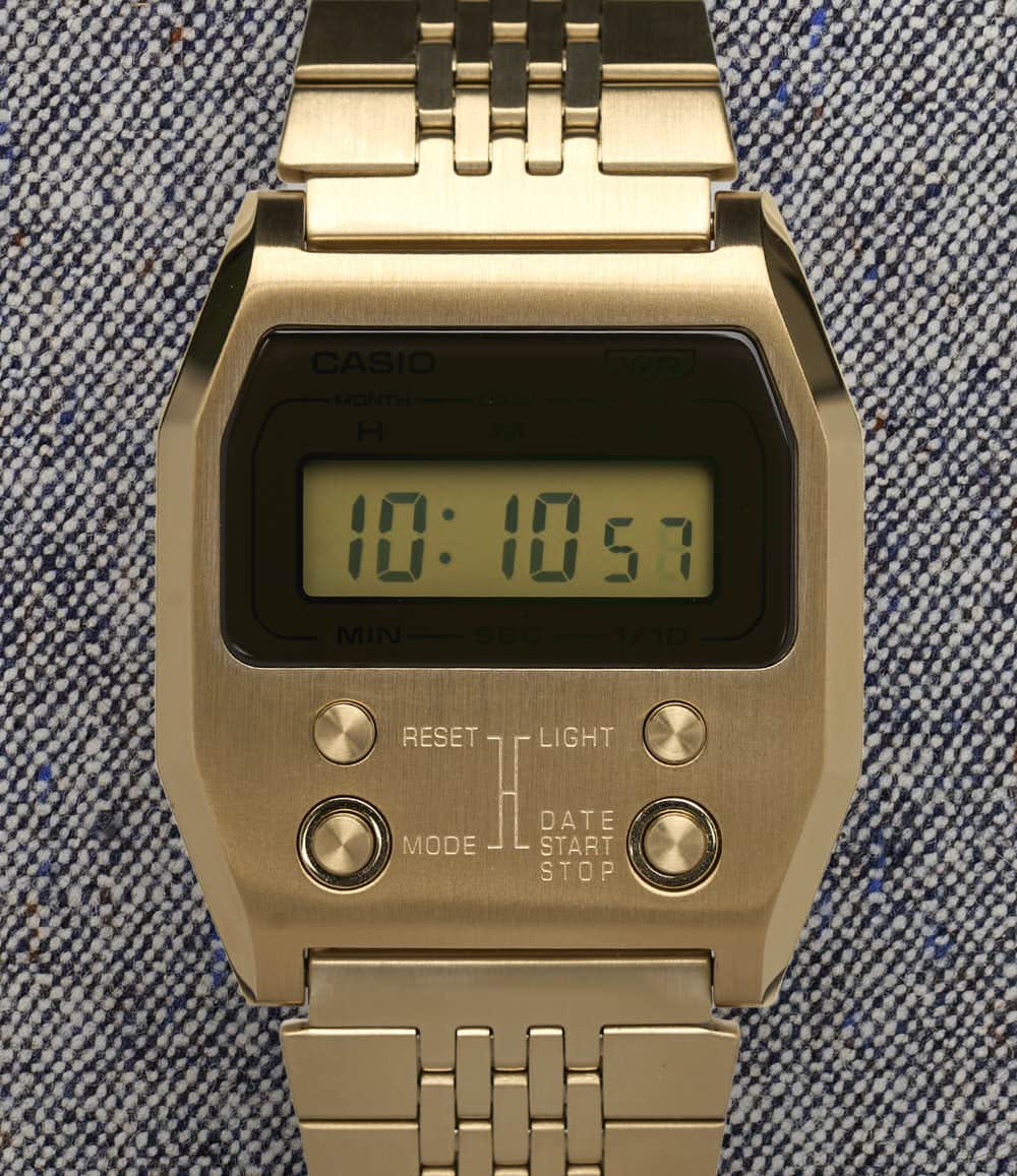 Casio Watch Vintage Gold Vintage A1100 Series