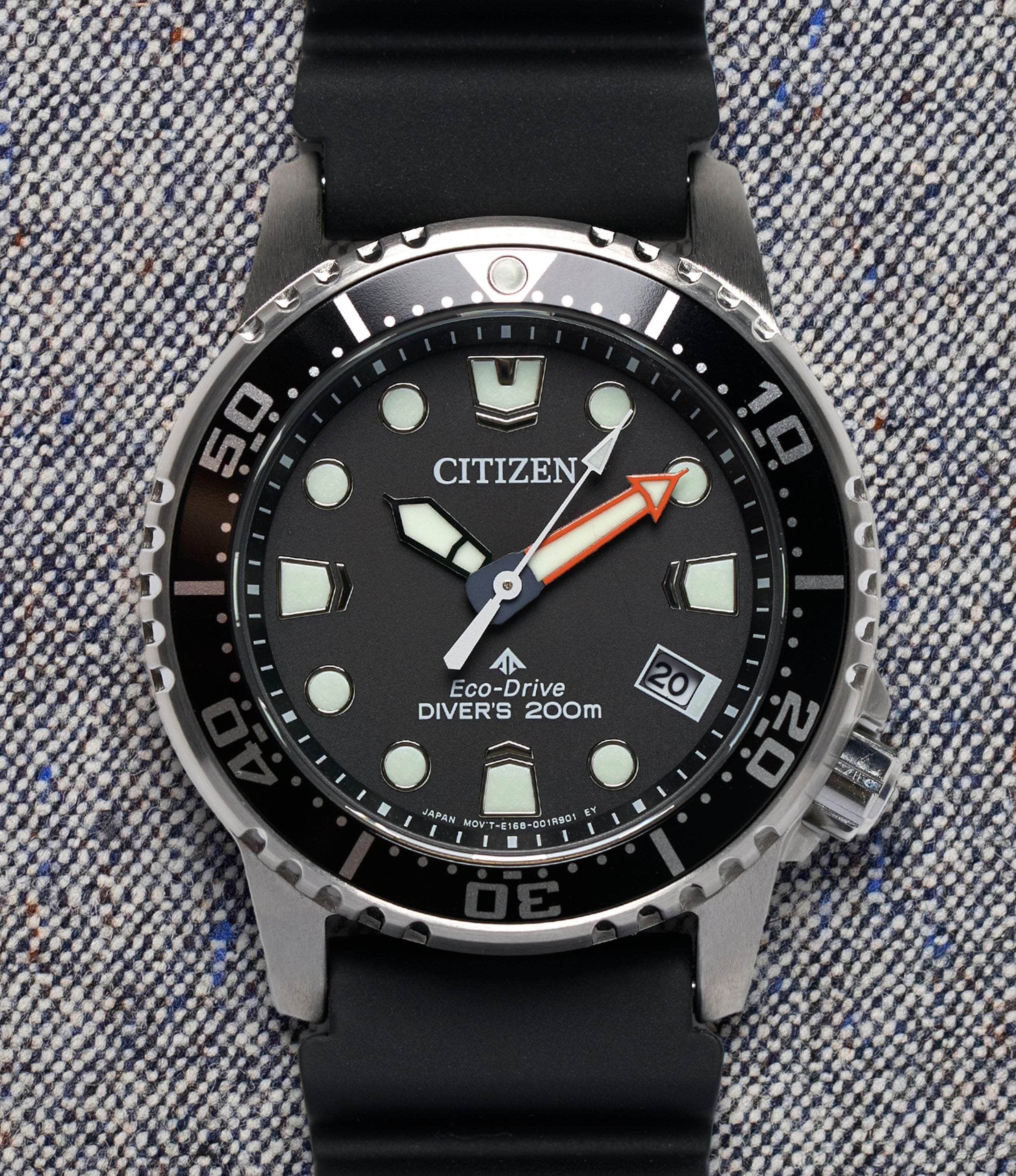 Citizen Watch Black Promaster Dive Eco-Drive 37mm