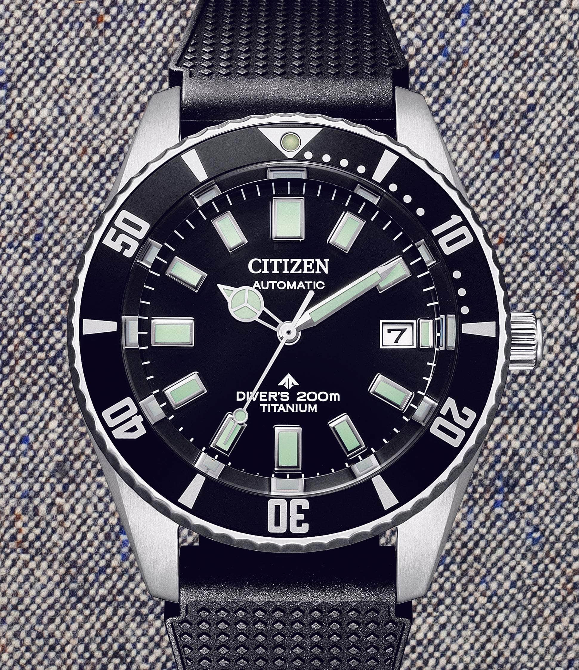 Citizen Watch Black Promaster Dive Fujitsubo Automatic