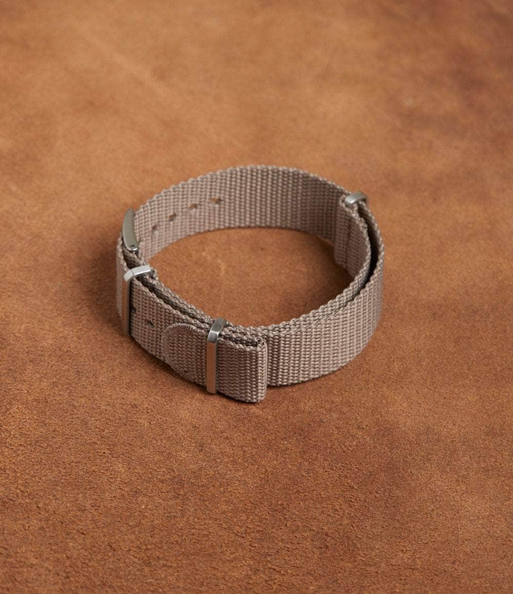 Crown & Buckle Strap 19mm / Greige Matte Supreme Mil-Straps