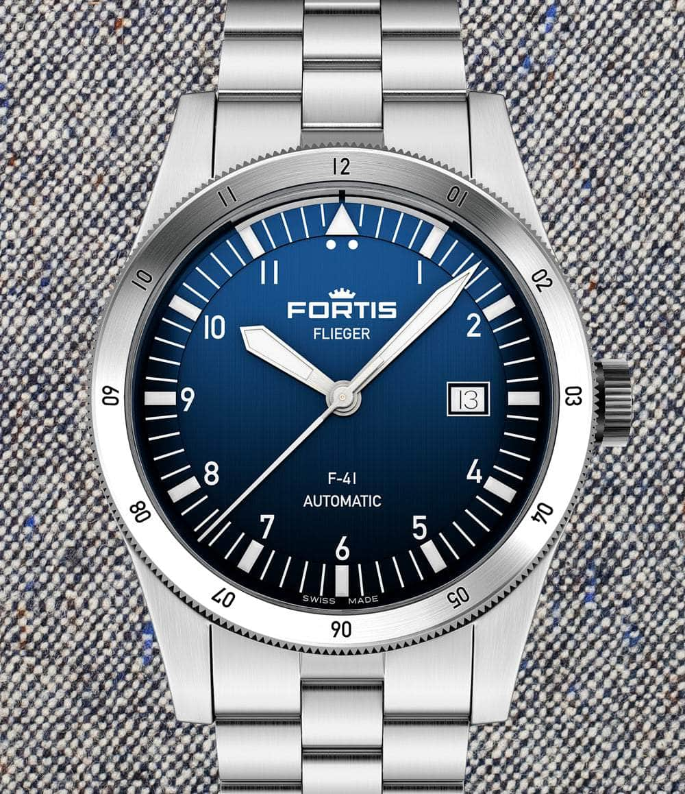 Fortis Watch Liberty Blue / Bracelet Flieger F-41 Automatic