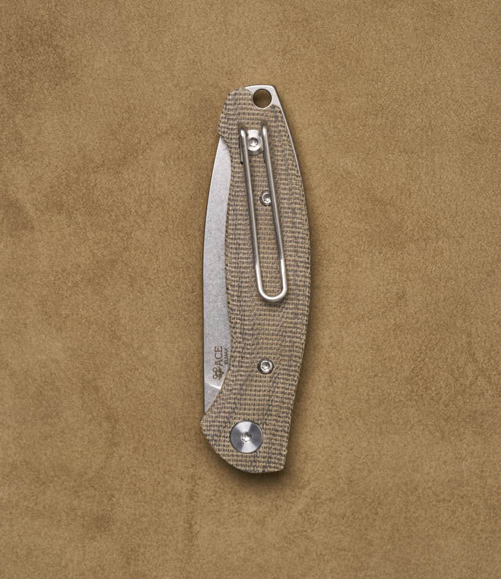 Giant Mouse EDC Green Canvas Micarta Farley