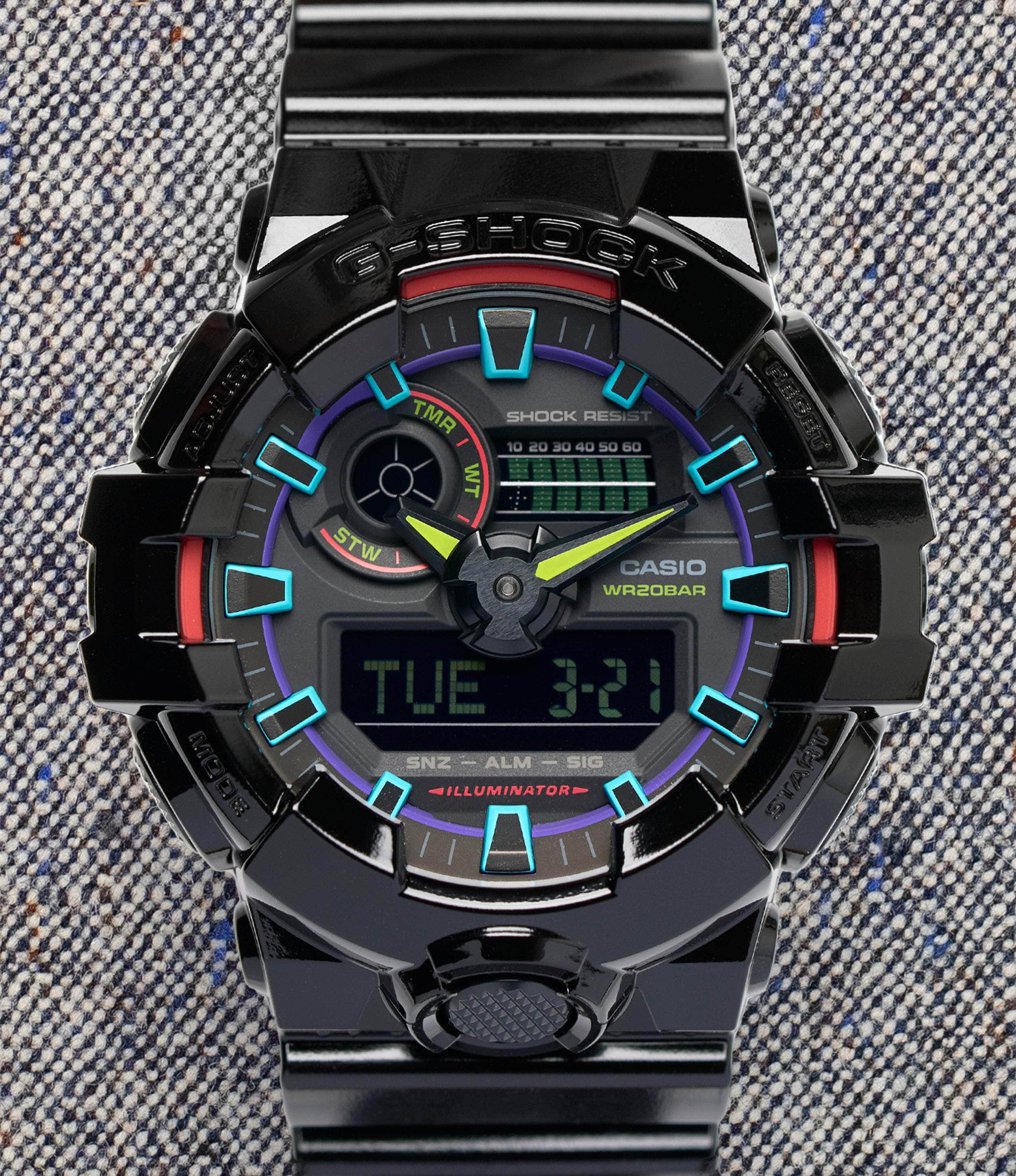 G-Shock Watch Virtual Rainbow GA700