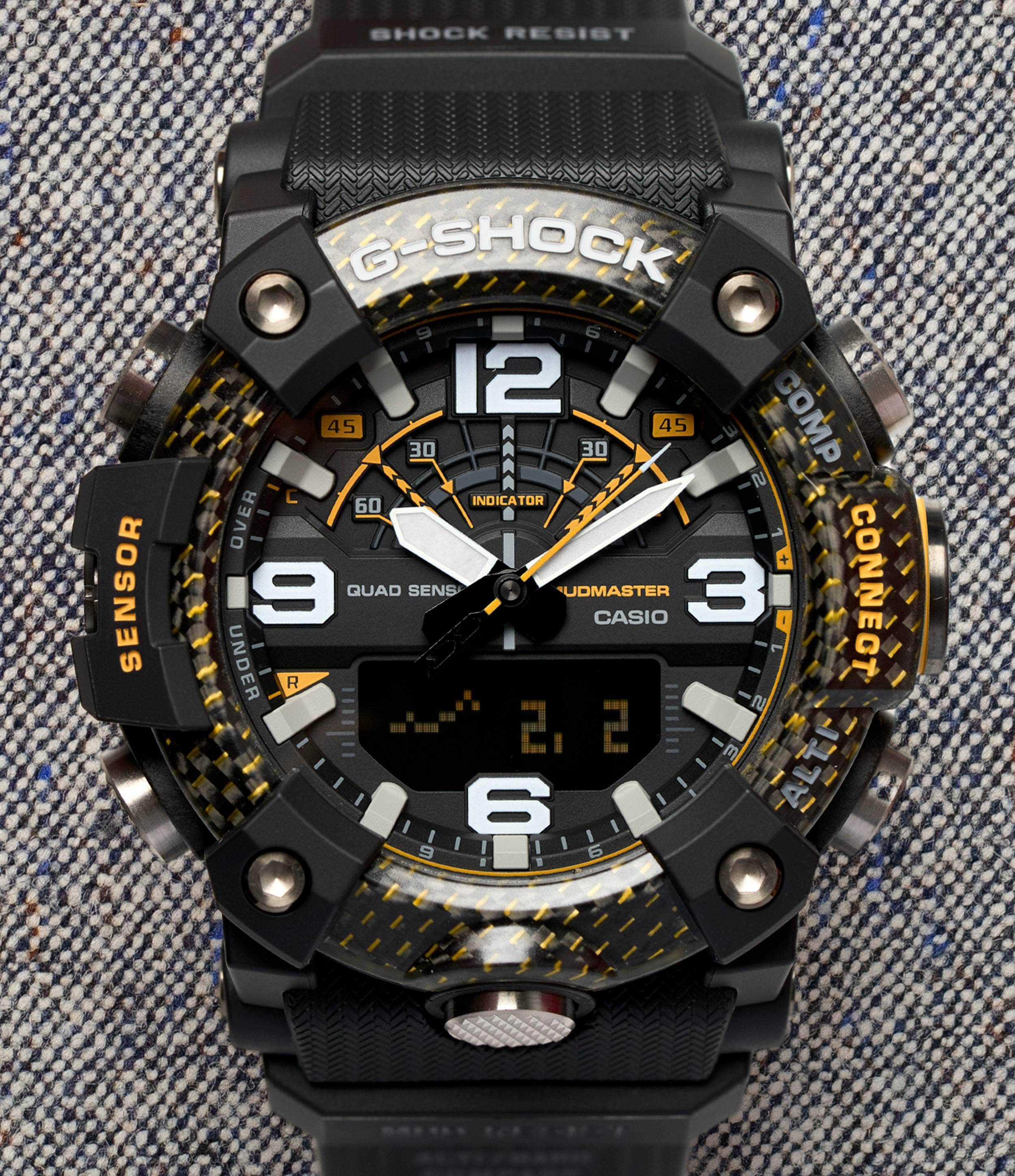 G-Shock Watch Black/Yellow GGB100 - Mudmaster