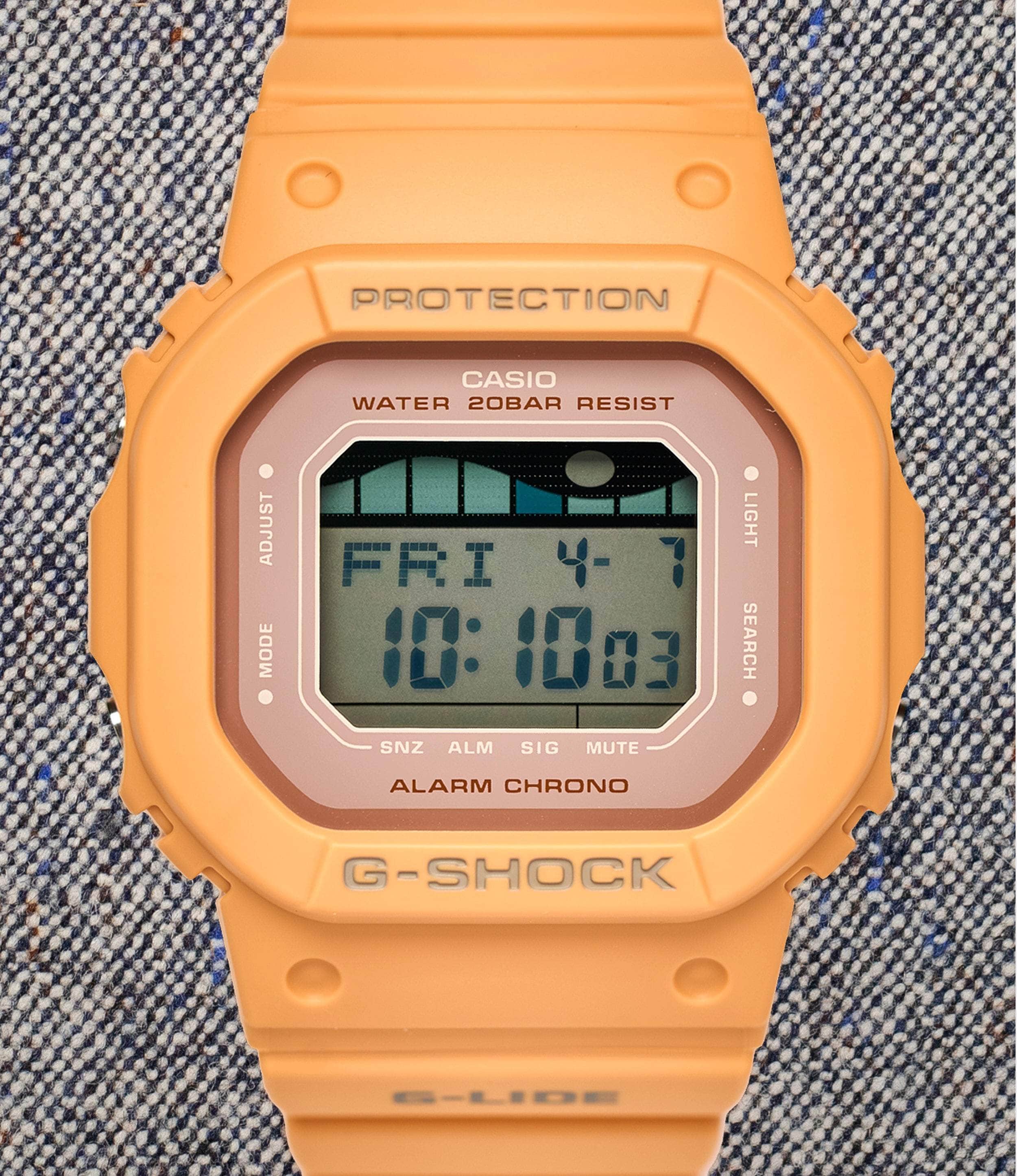 G-Shock Watch Pale Orange G-LIDE (2023)