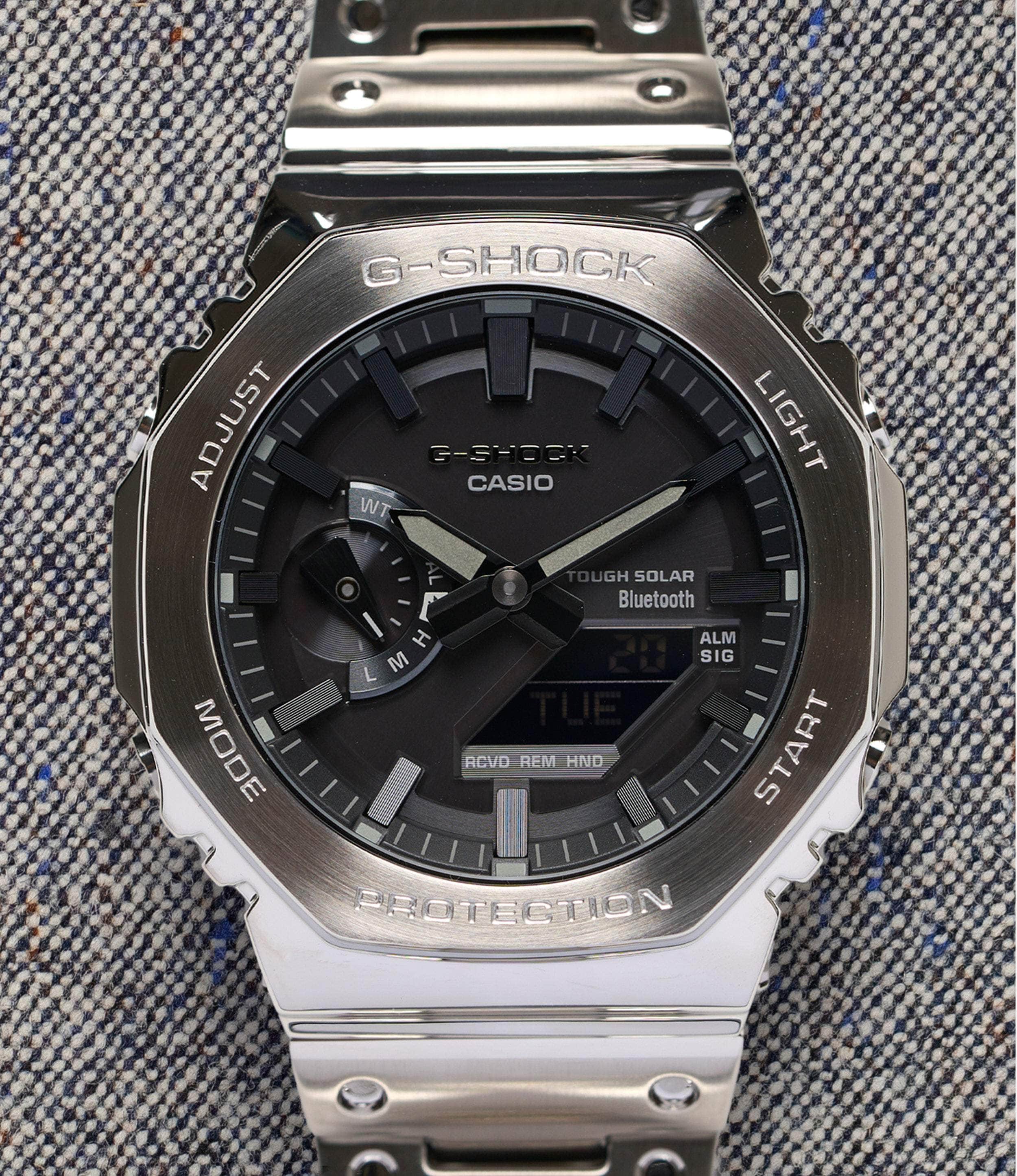 G-Shock Watch Silver GMB2100 'FULL METAL 2100 SERIES'
