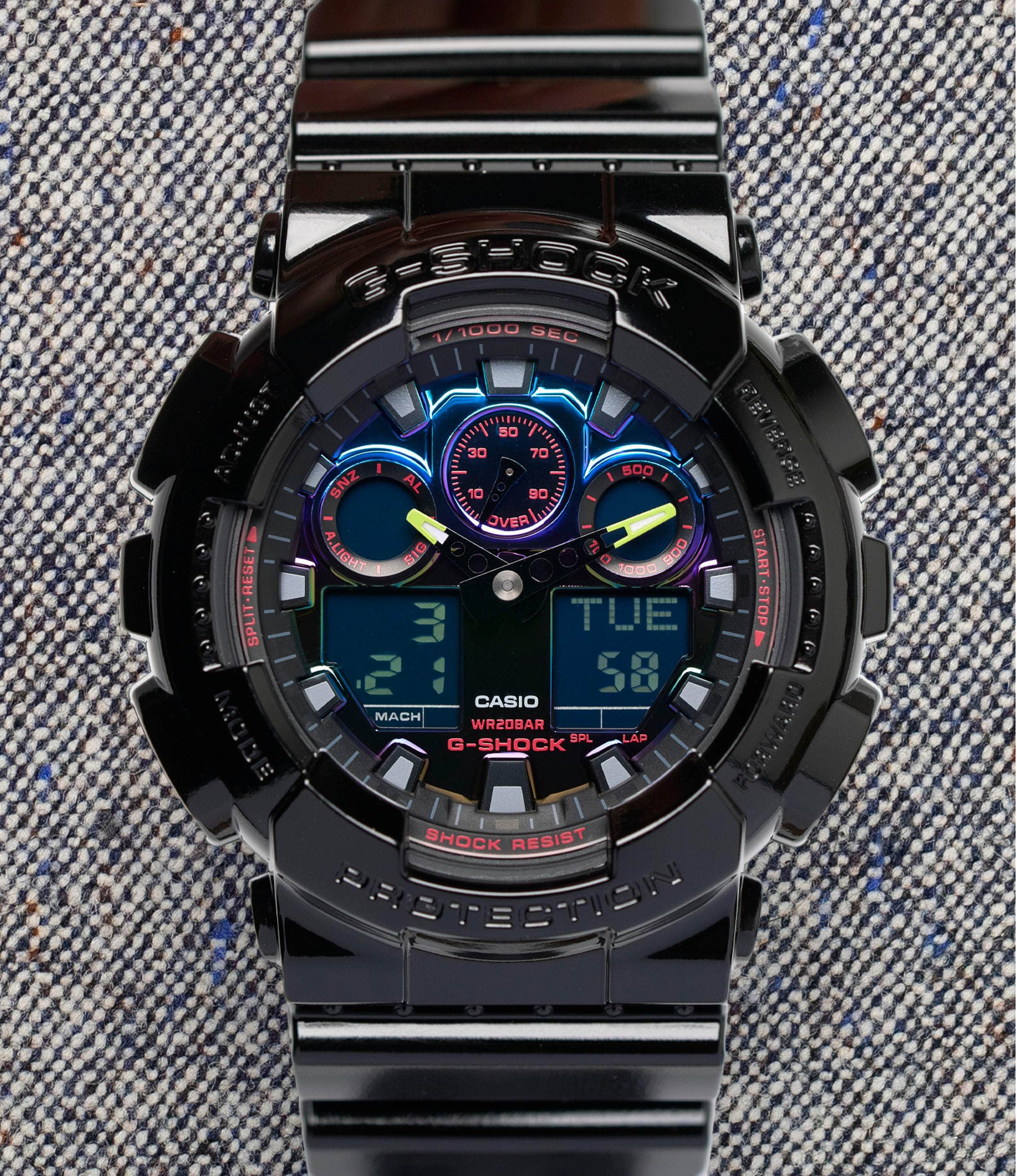 G-Shock Watch Virtual Rainbow GA100