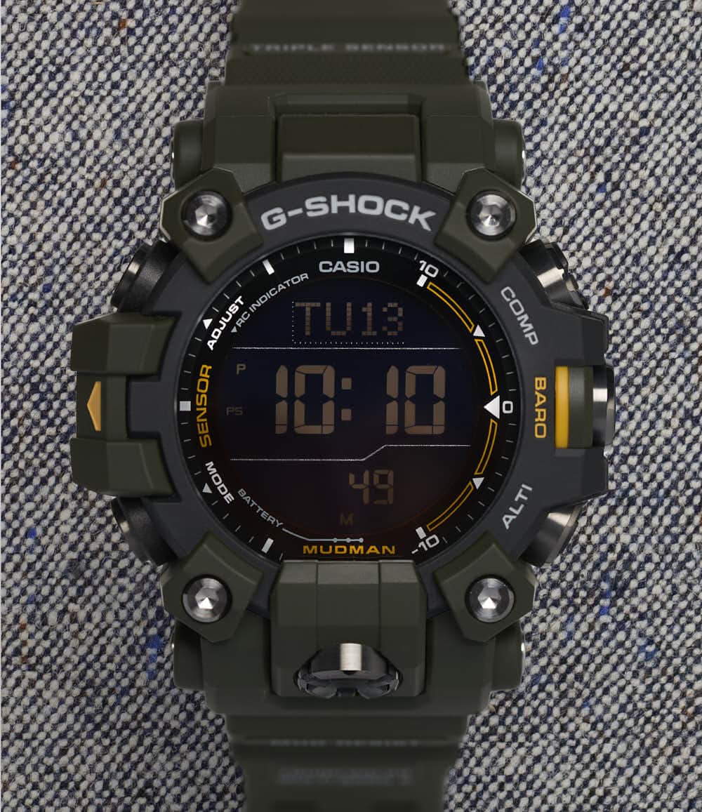 G-Shock Watch Green Mudman GW-9500