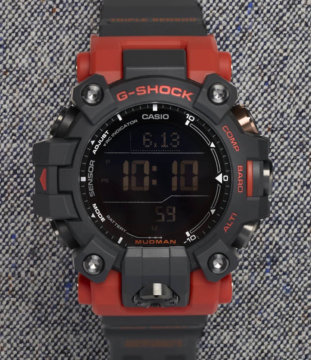 G-Shock Watch Red Mudman GW-9500