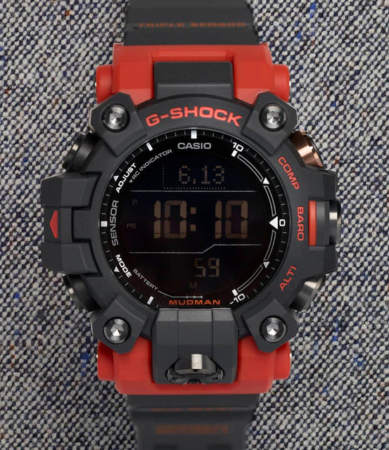 G-Shock Watch Red Mudman GW-9500