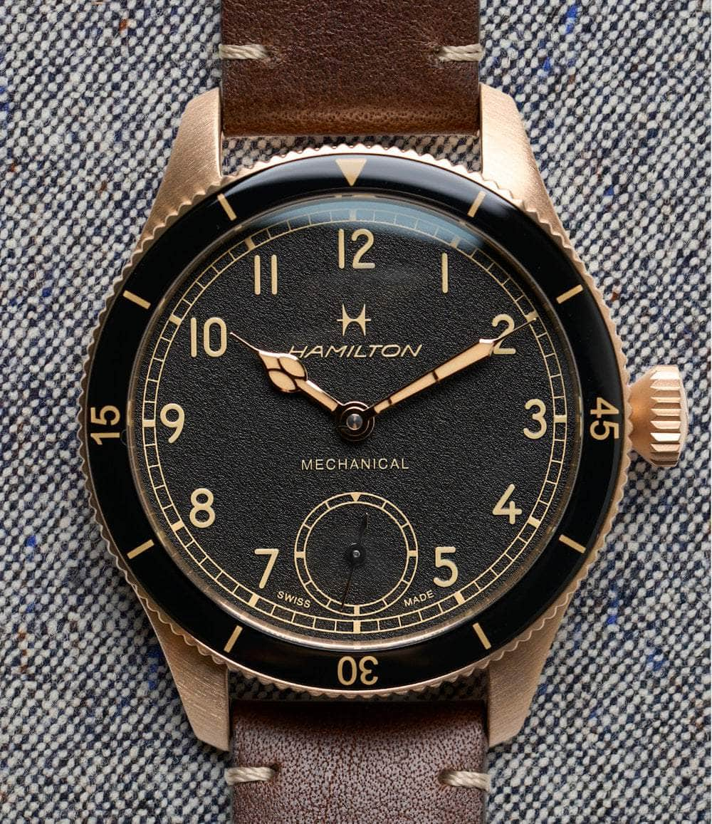 Hamilton Watch Bronze Khaki Aviation Pilot Pioneer 43mm