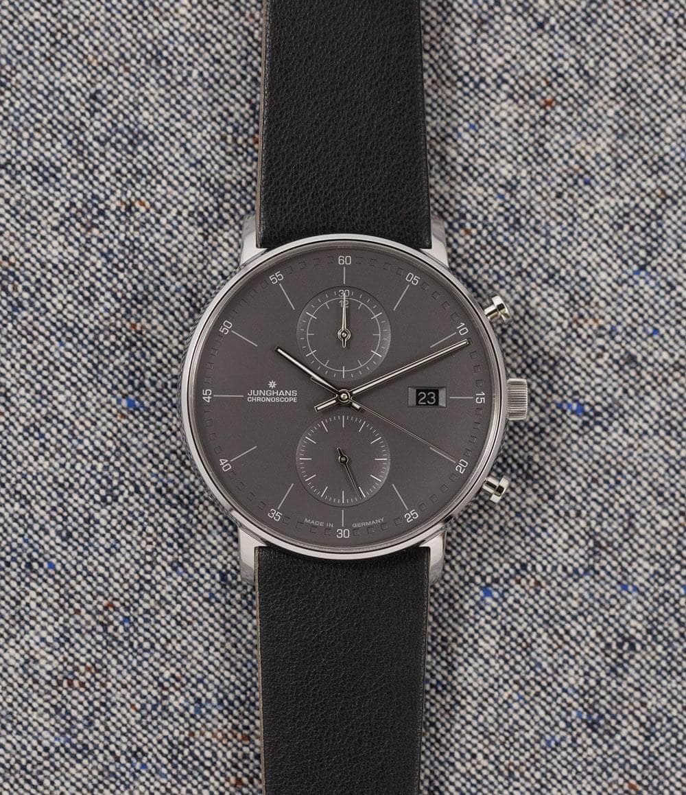 Junghans Watch Default / Matte Anthracite with Batons FORM C