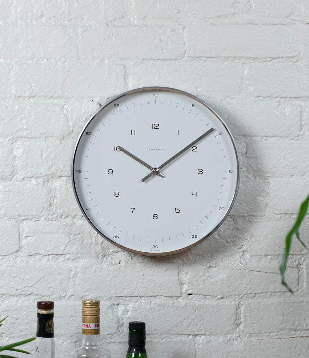 Junghans Clock Default / Numerals Max Bill 12 Inch Wall Clock