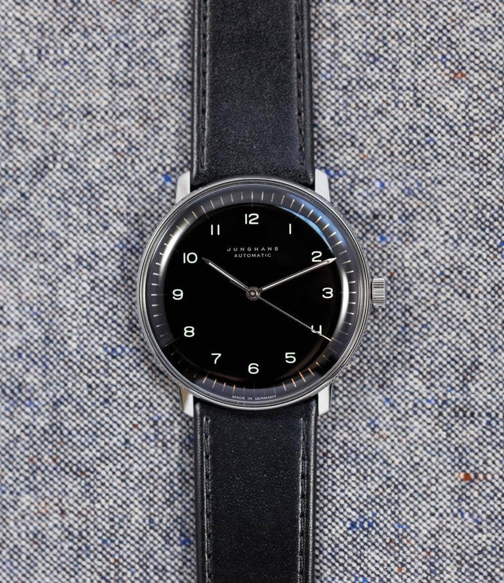 Junghans Watch Default / Polished Black with Numerals Max Bill Automatic