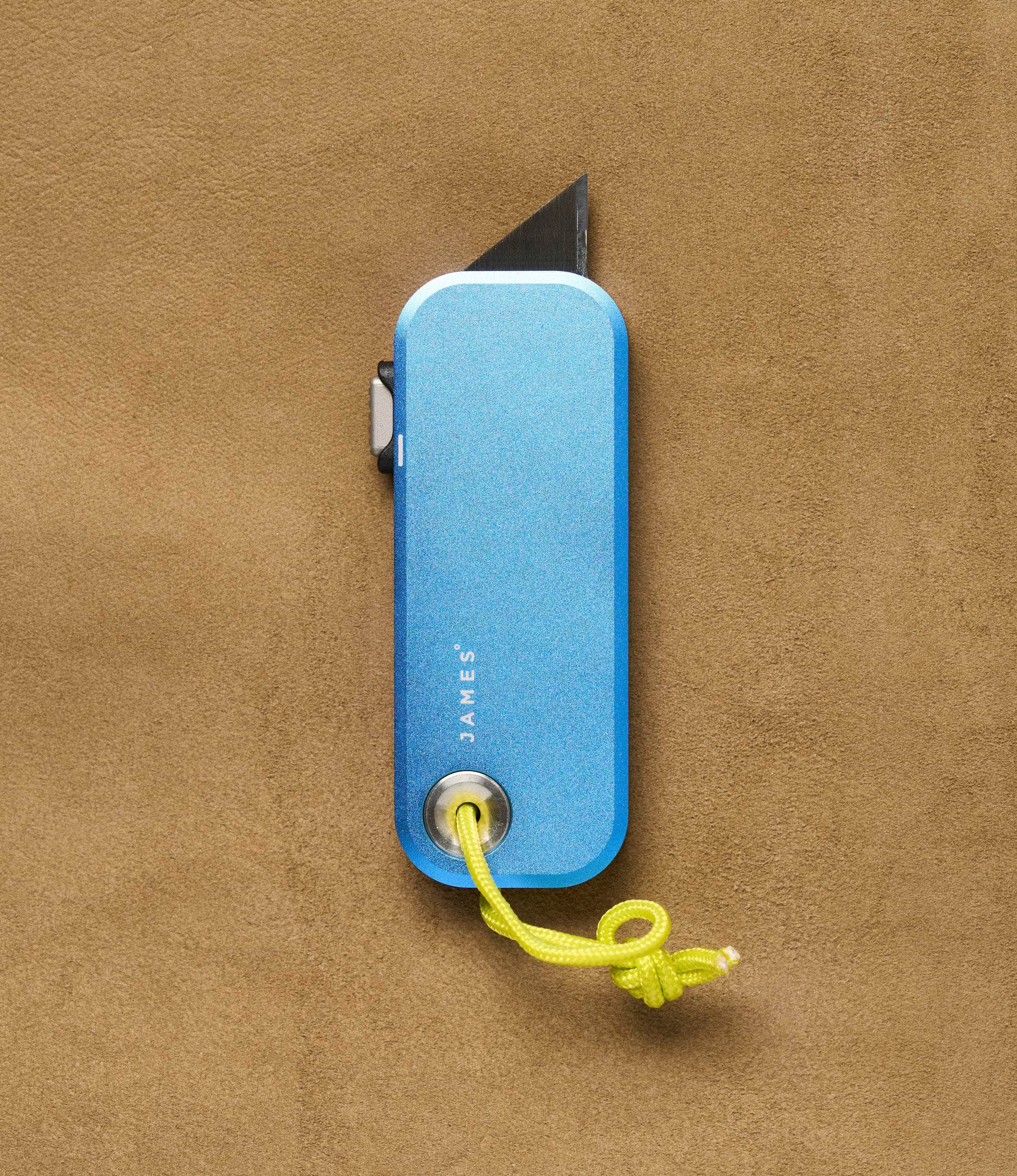 The James Brand EDC Cerulean + Yellow The Palmer