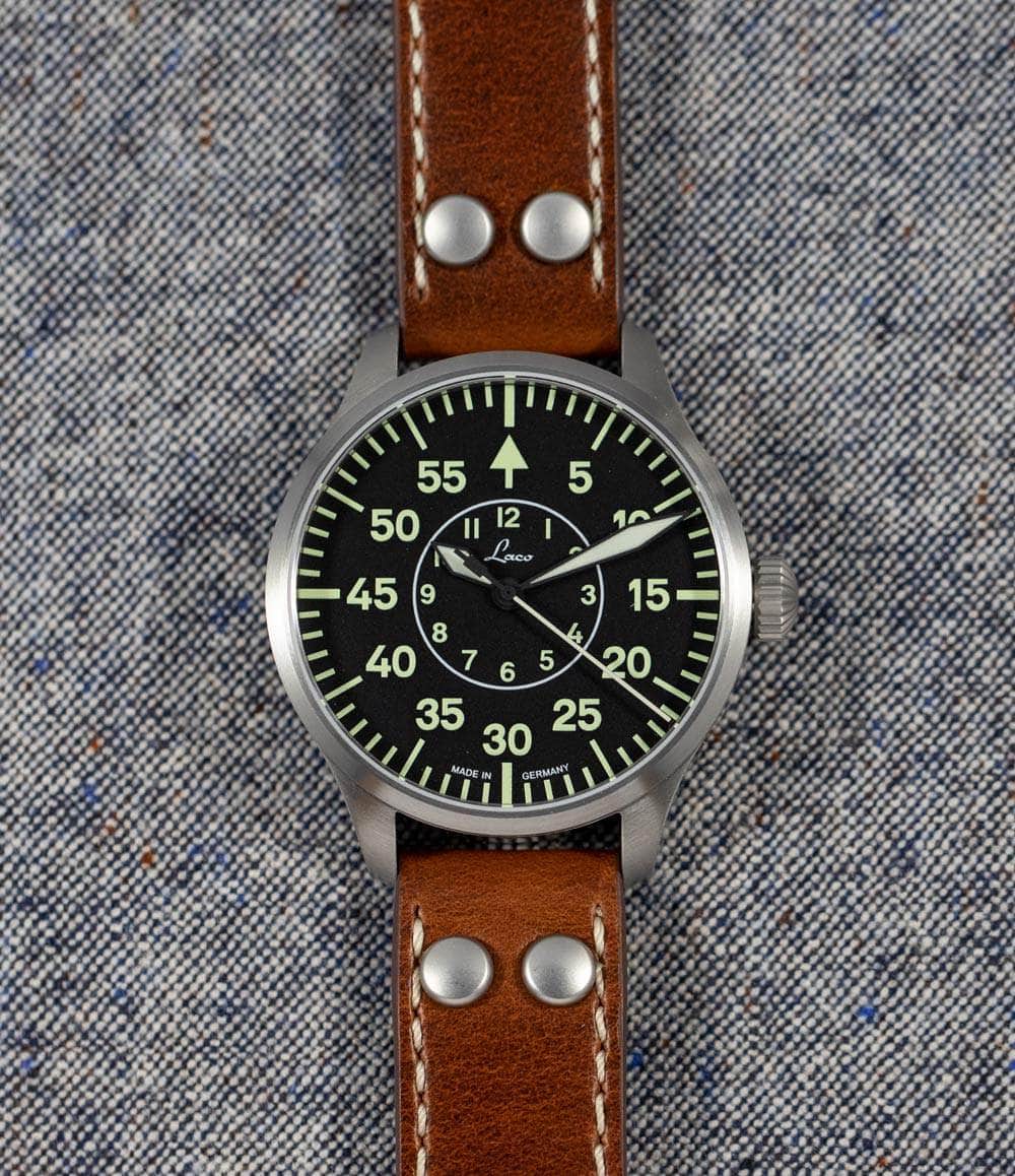 Laco Watch Default / Black Aachen 39