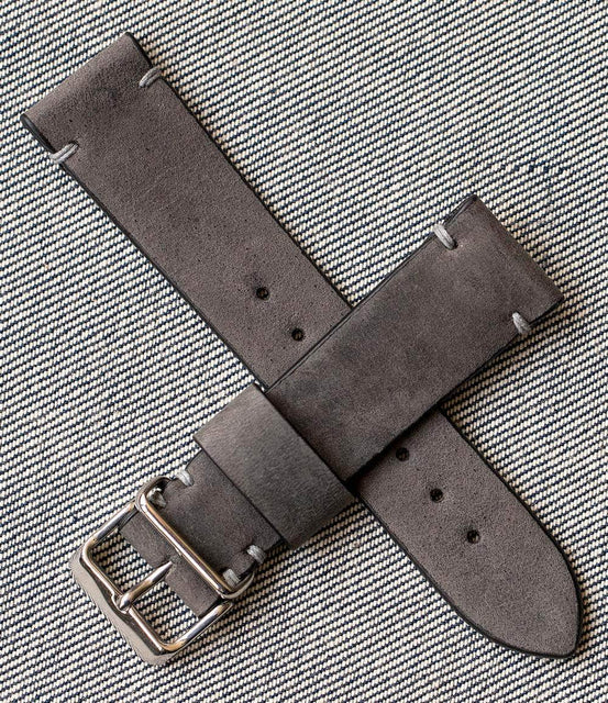 Worn & Wound Strap Stone Gray / 18mm / Brushed Model 2 Premium