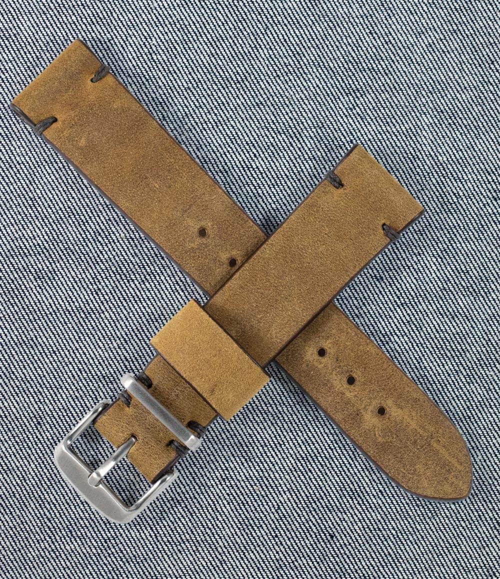 Worn & Wound Strap Yukon Brown / 18mm / Brushed Model 2 Premium