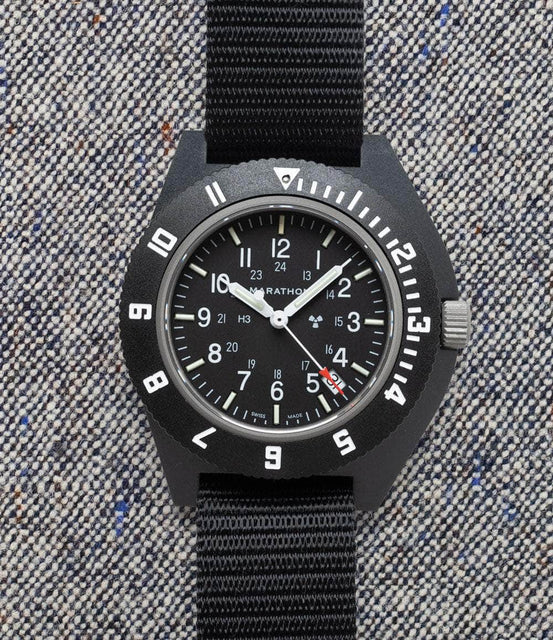 Marathon Watch Logo - Date / Black Navigator