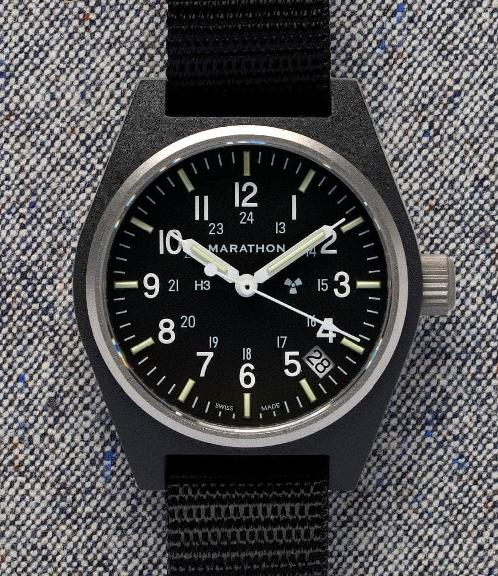 Marathon Watch Logo - Date / Black General Purpose Quartz