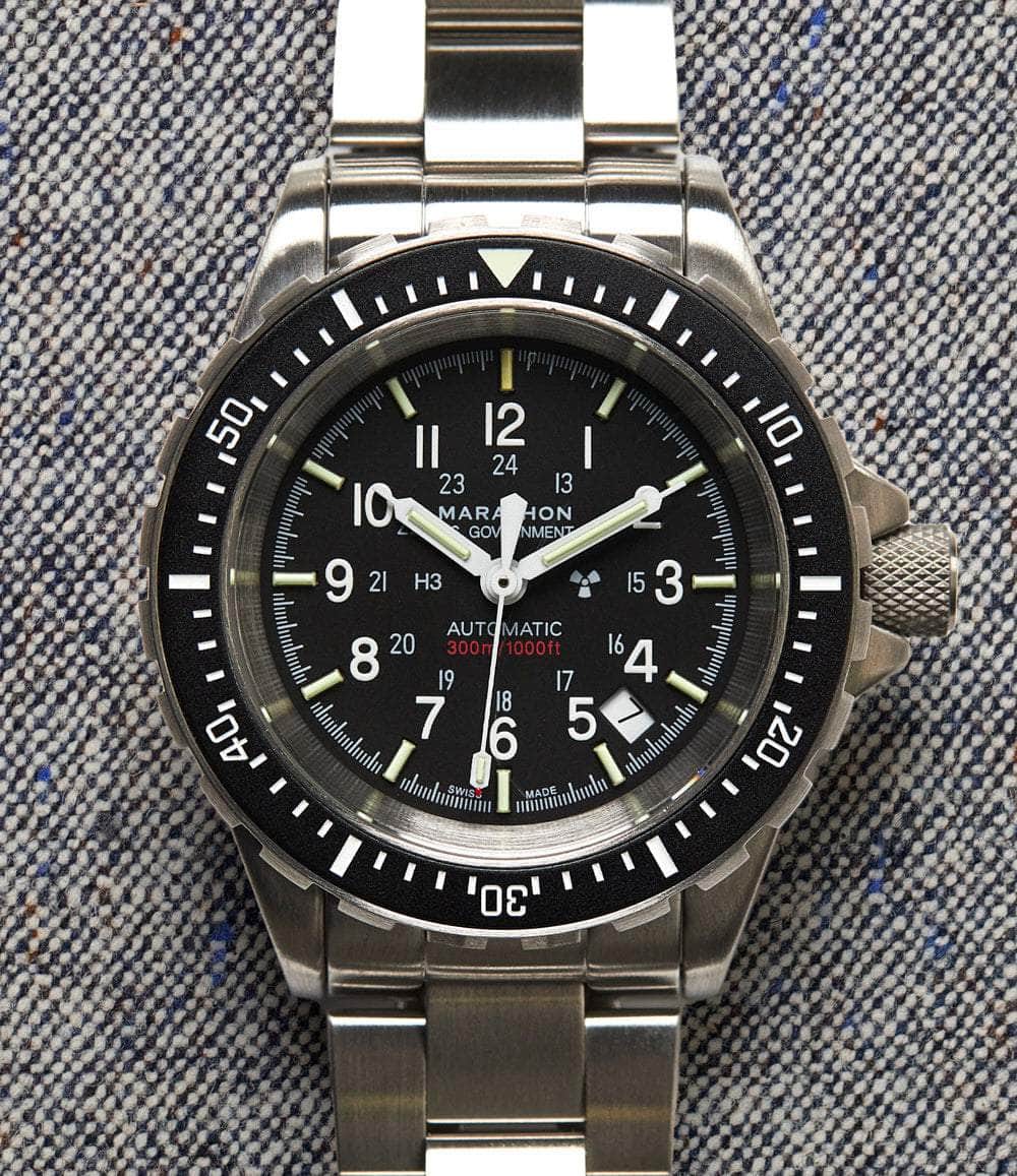 Marathon Watch Black Large Diver's Automatic (GSAR Auto)