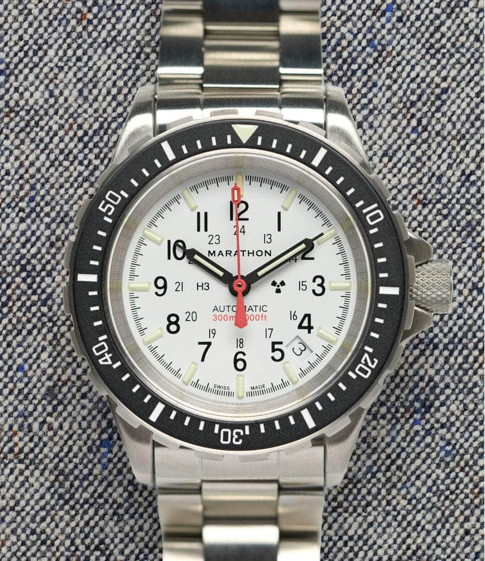 Marathon Watch White Large Diver's Automatic (GSAR Auto)