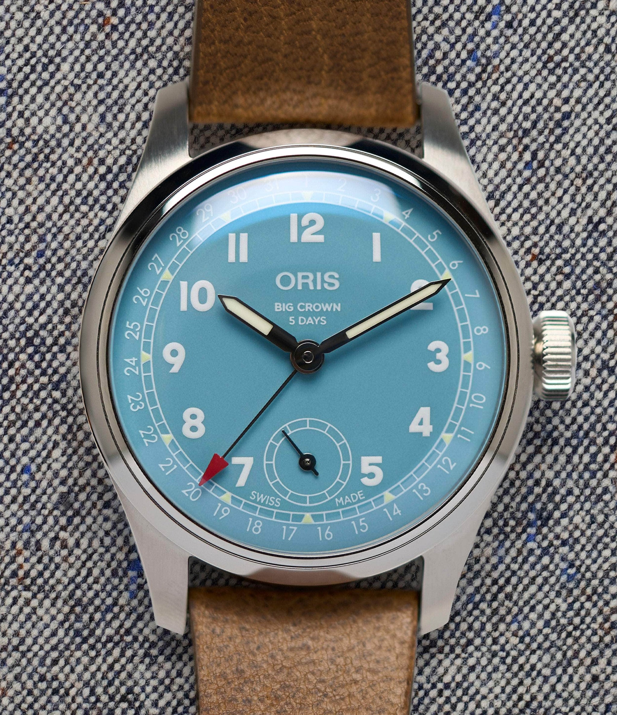 Oris Watch Blue Big Crown Calibre 473