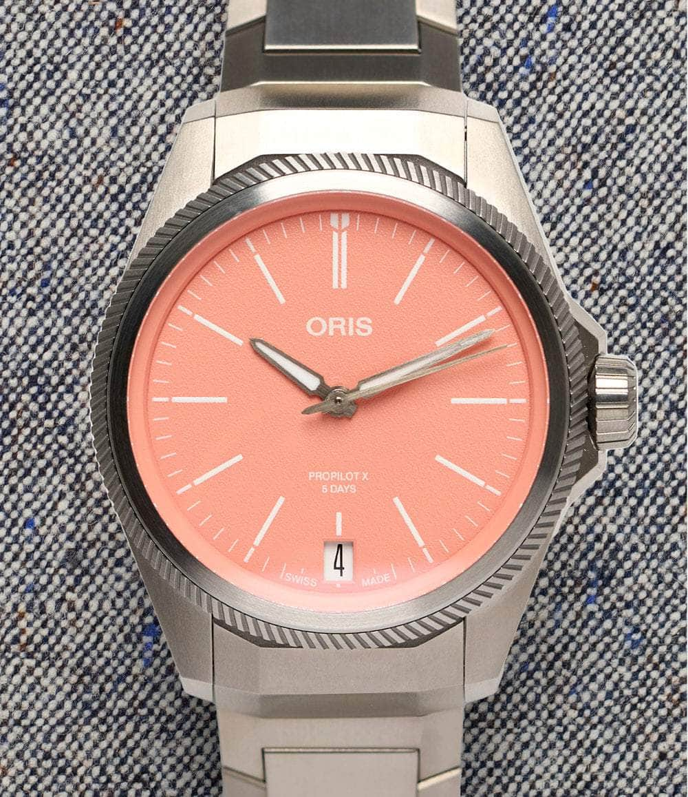 Oris Watch Salmon Propilot X Calibre 400