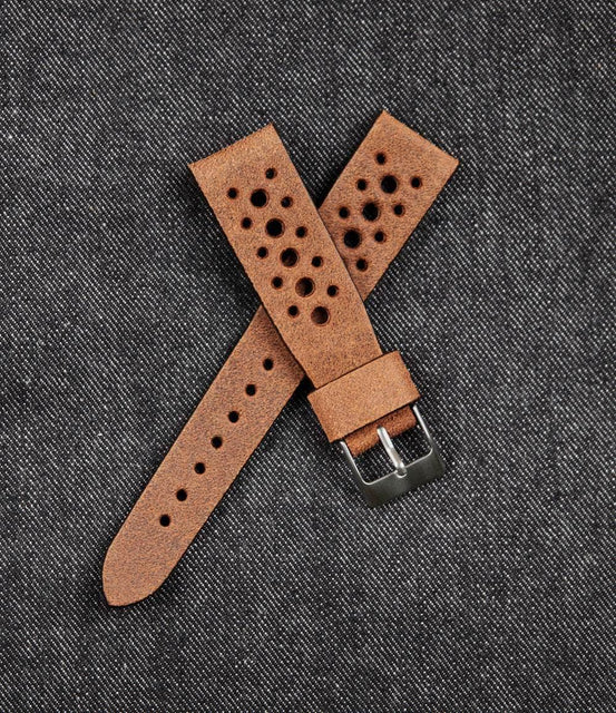 Windup Watch Shop Strap 20mm / Tobacco Brown Roadster Strap