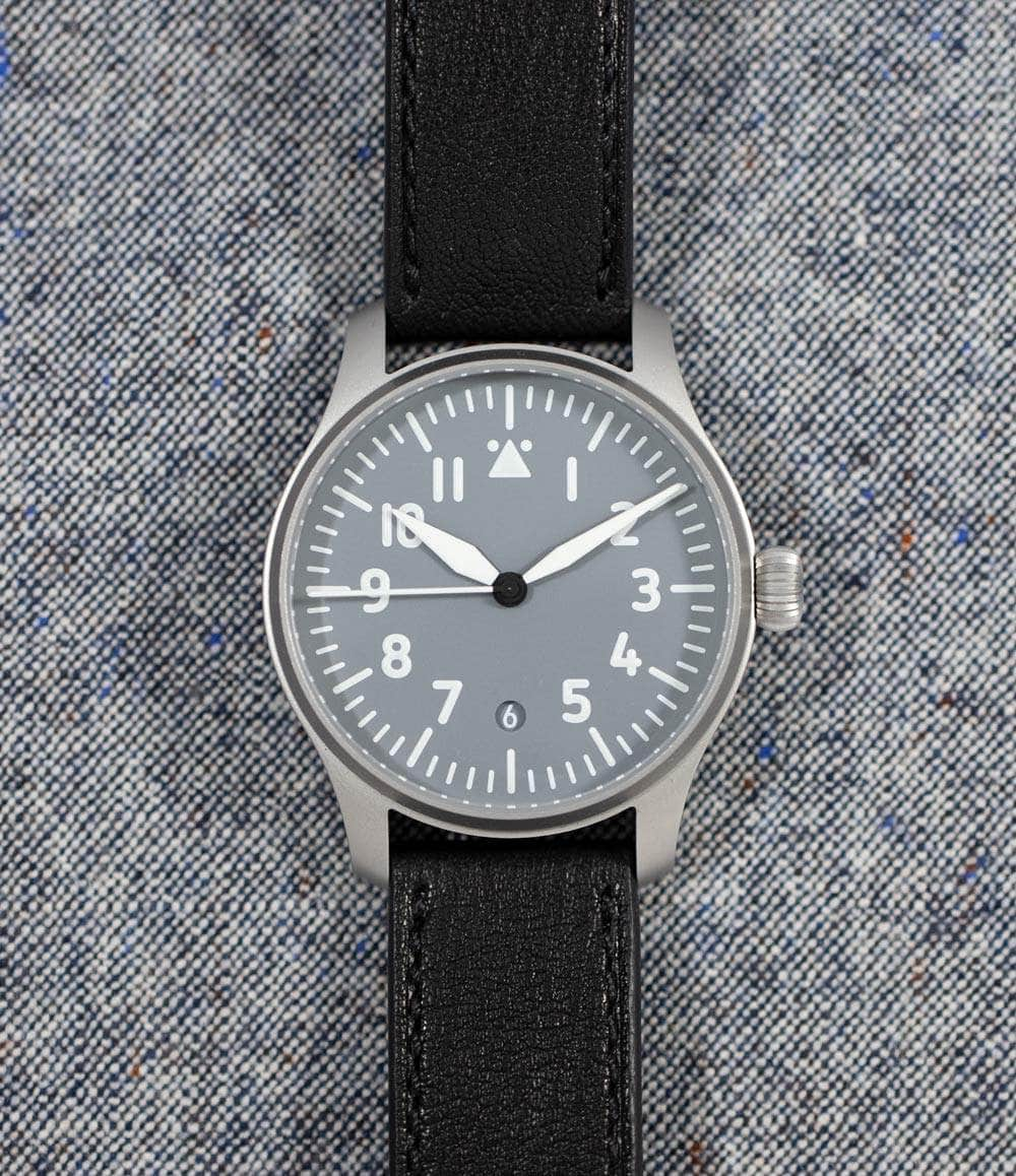 Stowa Watch Default / Limited Edition for Worn & Wound Flieger Verus Grau LE