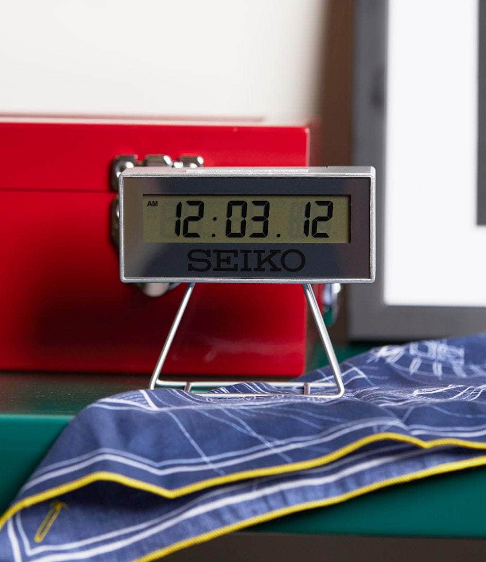Seiko Clock Silver Victory Alarm Clock