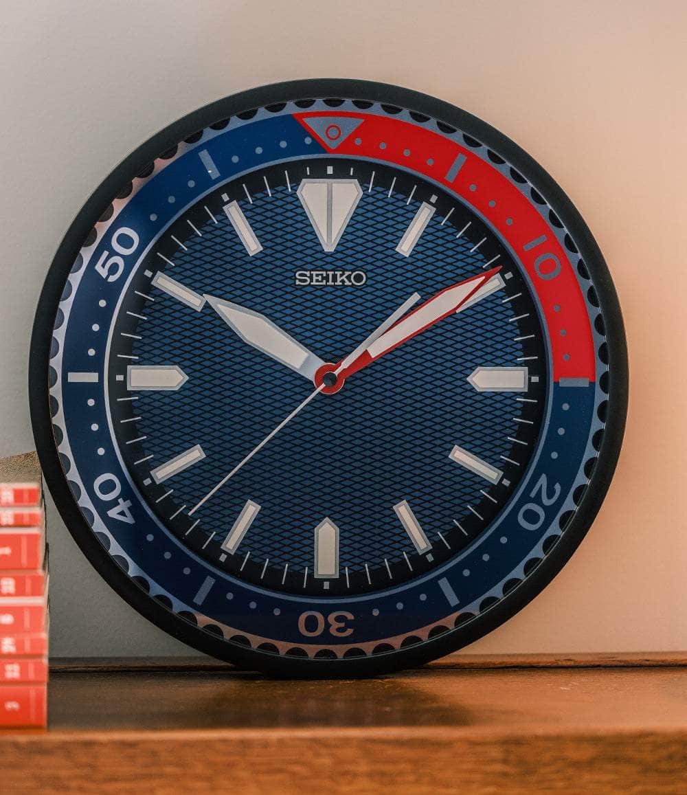 Seiko Clock Blue 12